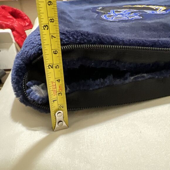 2 NFL San Diego Chargers Fleece Plush Pillowcases Covers Thick Heavy 18X28” - Picture 2 of 15